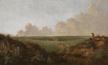 Oil painting 'Mousehold Heath, Norwich' by John Crome