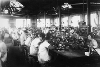 Photograph of the closing room at Edwards and Holmes in Norwich
