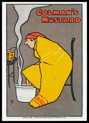 Colman's mustard poster of unwell person