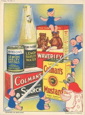 Back cover from ‘The Magic Mustard Pot’ booklet for children